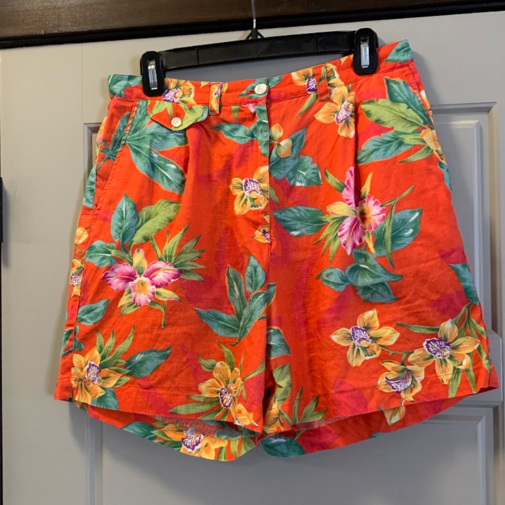 Vintage Lauren by Ralph Lauren Floral Shorts
